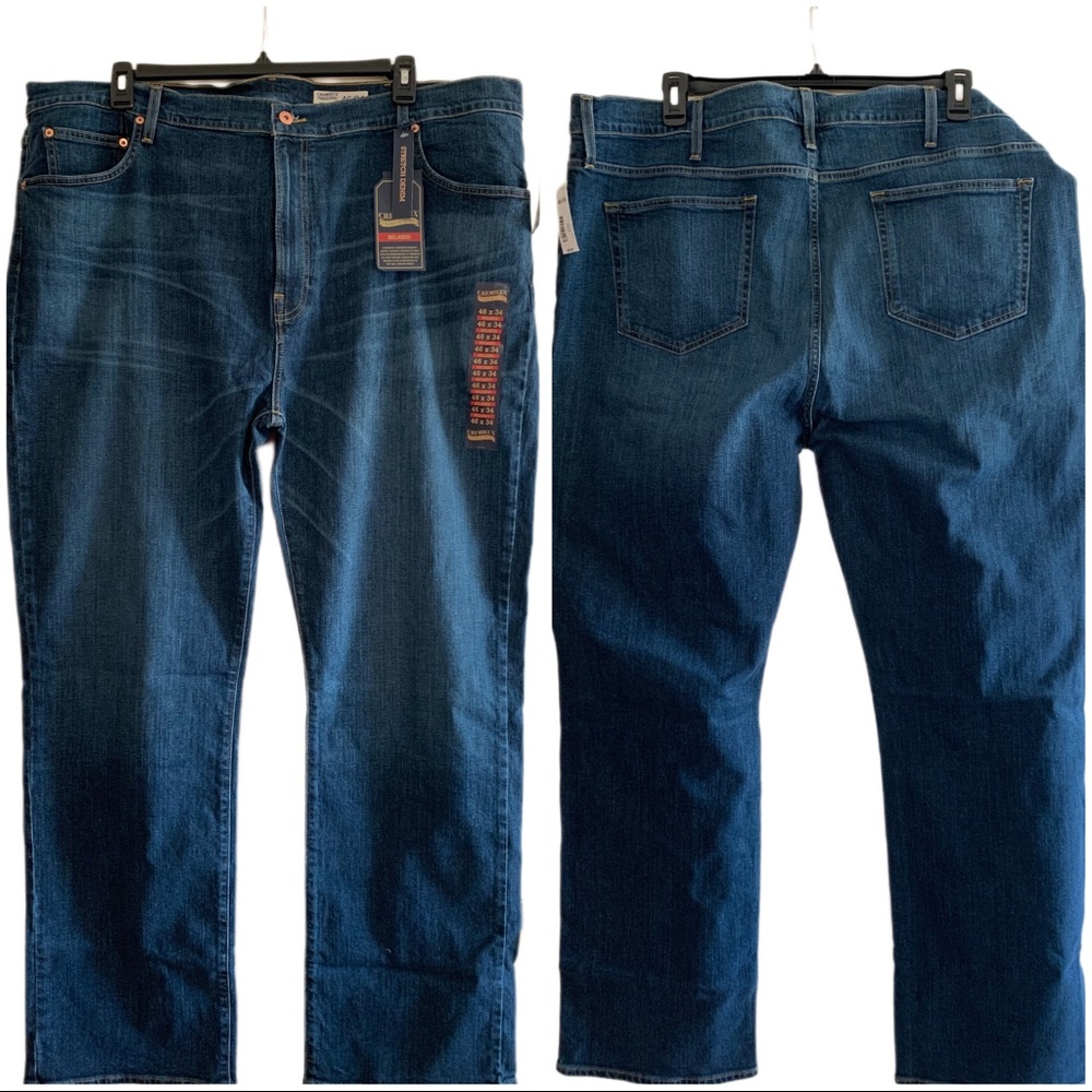 NWT MENS CREMIEUX PREMIUM DENIUM RELAXED FIT JEANS